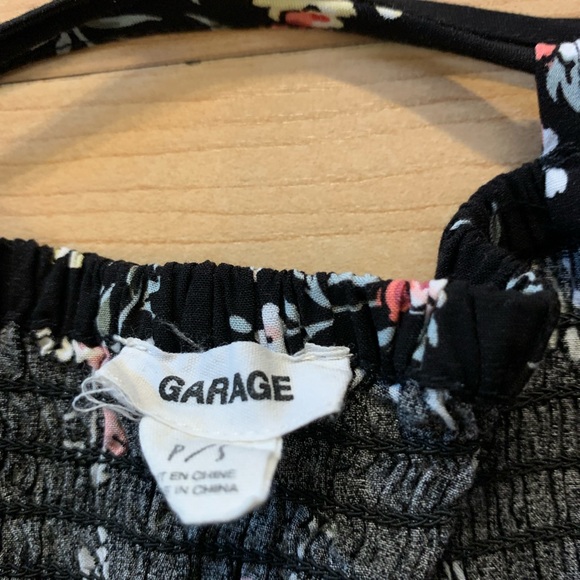 ✨HP✨ 🌺 2/$20 Garage black floral tank Dress - Picture 5 of 6